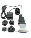Centronics to 3Link printer cable adapter kit with power supply and USB cable USB_PARALLEL_KIT